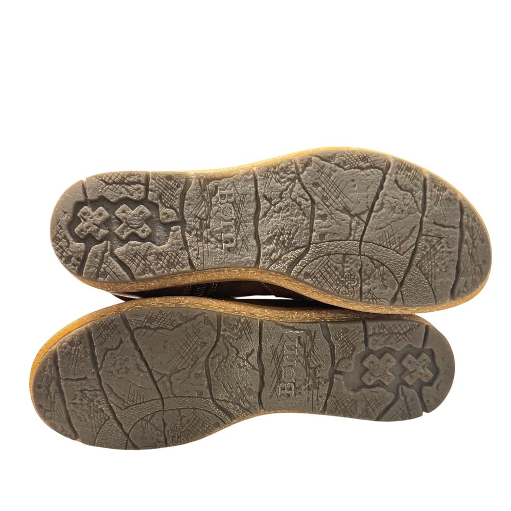 Born‎ Brown Distressed Suede Wyter Ankle Booties Women's Size 9.5 - Picture 9 of 11